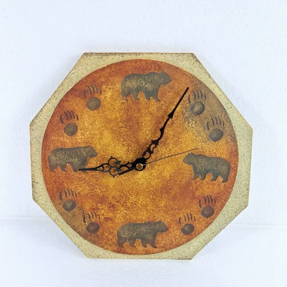 Big Sky Carvers Bear Wall Clock 10